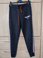 Mens Call Of Duty Black Ops Black Jog Bottoms Size XS