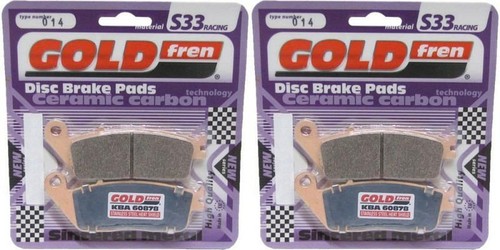 S33 front brake pads - front,