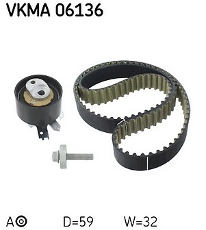 Skf timing belt kit - timing,