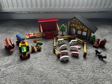 Wooden Farm Set with Animals