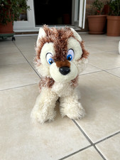 Husky Brown Cream Wolf Blue