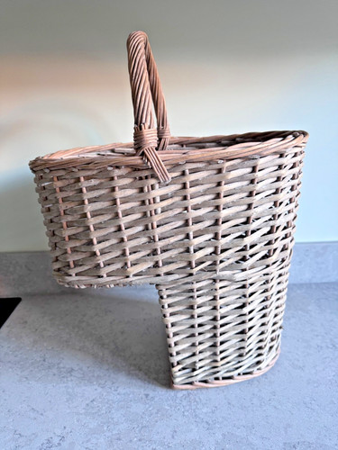 Unused woven wicker stair step - woven,