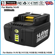 Battery For Makita 14.4V Series BL1415 BL1440 BL1450 194066-1 194065-3 3.0Ah LED