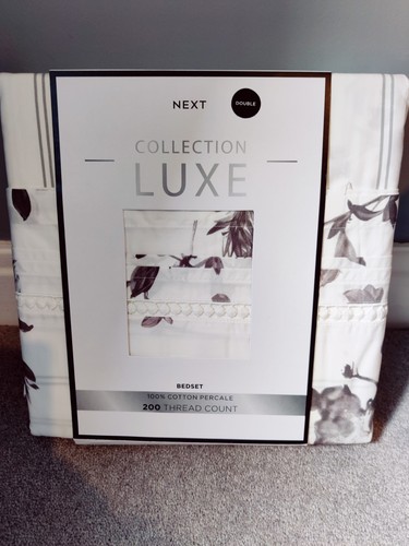 Next luxe white cotton - luxe, double