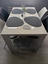 USED Dining Table High Gloss White 120x70cm COLLECTION ONLY