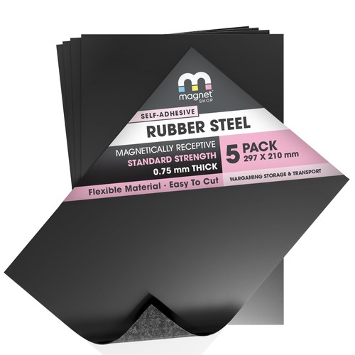 Rubber steel sheets - rubber, soft