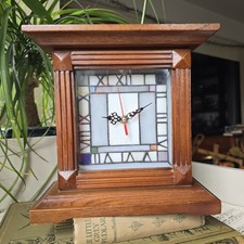 Vintage Wooden Mantle Clock