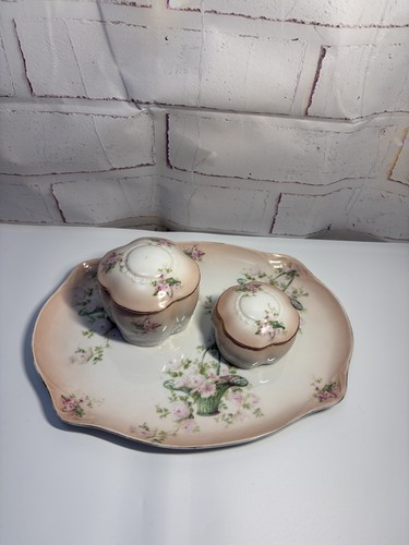 Vintage porcelain vanity - vintage,
