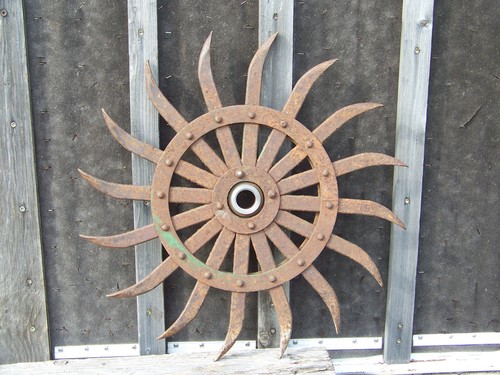 Spiked cast iron - iron, hoe