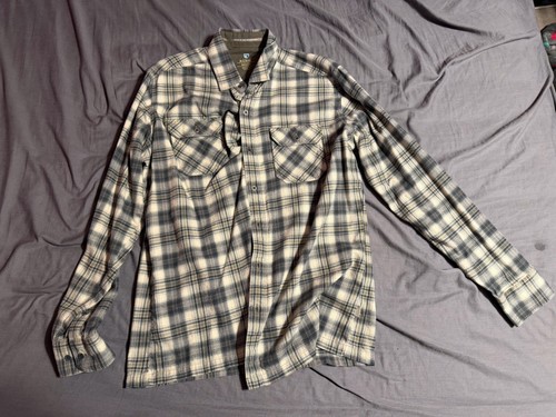 Kühl plaid flannel shirt - flannel, long