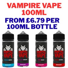 VAMPIRE VAPE 100ML VAPE E-LIQUID 70/30 9 FLAVOURS E JUICE HEISENBERG BULK