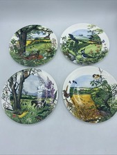 4 Wedgwood Collectors Plates By Colin Newman Country Panorama Boxed