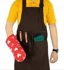 Chef apron brown - apron,