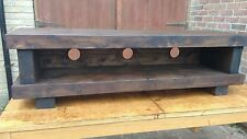 TV stand Chunky Rustic Side