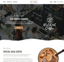 Coffee Cafe Brunch Bistro Website Shop Paypal Stripe Wordpress Woocommerce