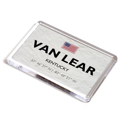 Fridge magnet van - magnet, lear