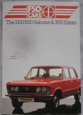 1983 FSO 1300 & 1500 foldout Brochure