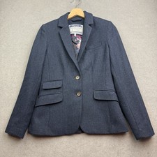 JOULES Tweed Jacket UK 10 Navy