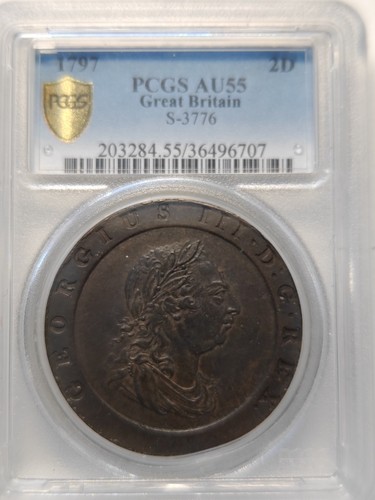 1797 cartwheel twopence pcgs - twopence,