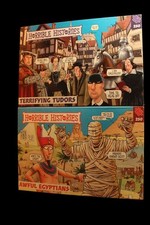 Horrible Histories Puzzle Set Awful Egyptians & Terrifying Tudor 250 Pieces Each