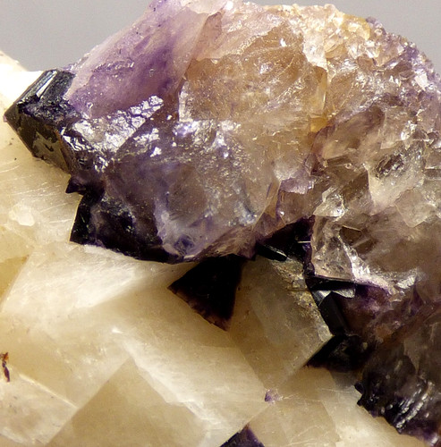 Blue john fluorite - blue, crystal