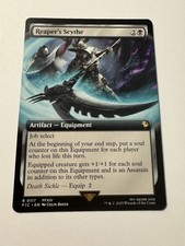 Reaper's Scythe (Extended Art) ✅ Final Fantasy ✅ Magic (mtg)