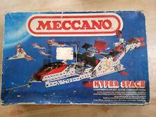 Vintage Meccano Hyper Space Set Looks Complete Inc. Decals Instructions Box etc.