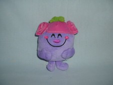 MR MEN SHOW LITTLE MISS NAUGHTY 6" Cuddly Soft Beanie Plush Toy (FISHER PRICE)