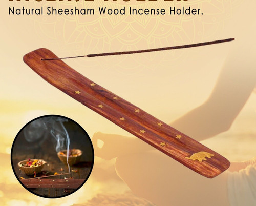 Wooden incense stick holder - incense,