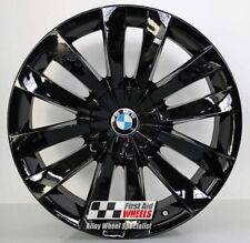 BMW 7 SERIES 5 GT 1X 20" GENUINE STYLE 253 GLOSS BLACK FRONT ALLOY WHEEL S552BGF
