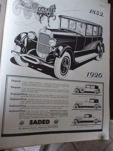 Studebaker 1852 1926 - 1852, sadeo