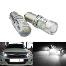 2X For BMW E90 E91 E60 X3 E83 X5 E53 BA9s H10W LED Angel Eyes Parking Light Bulb