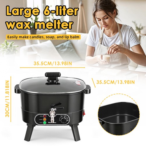 Electric wax melter for - 6l,
