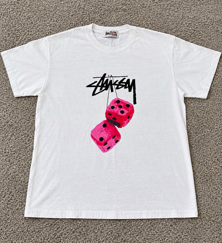 Stussy white cotton jersey - cotton,