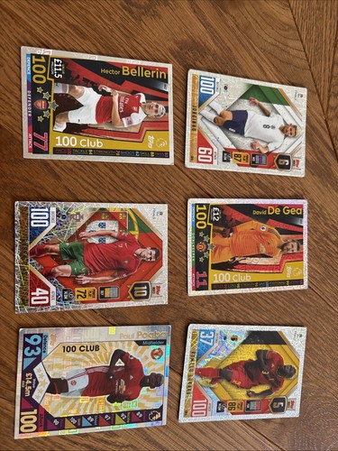 100 club football cards - club,