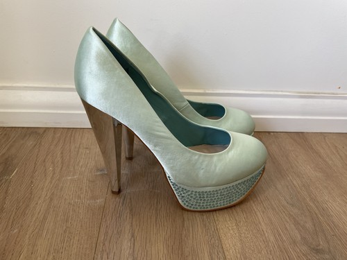 Kurt geiger shoes - mint, satin
