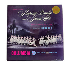SAX 2306 Tchaikovsky Sleeping Beauty Swan Lake Karajan B/S COLUMBIA LP VG+/VG+
