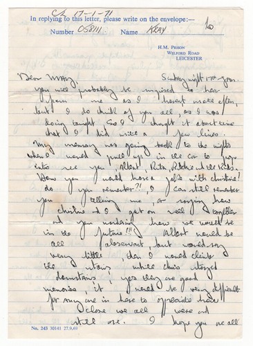 Reggie kray original 1971 - original,