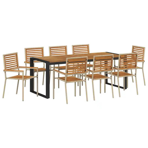 Garden dining set - garden, rattan