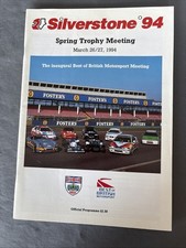 Race Programme 27 March 1994  Silverstone Formula 3 Sports GT FF1600 Porsche A4
