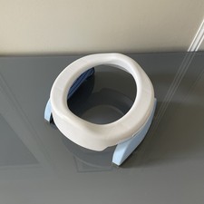 Potette Plus Fold Away Travel Potty - White/Blue
