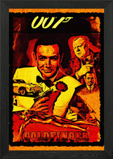 Goldfinger Framed Wall Art
