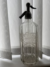 Vintage HANSON and BENTLEYS of Ossett, Yorkshire Soda Syphon Bottle 1950 era.
