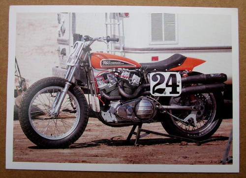Postcard harley davidson - "harley,