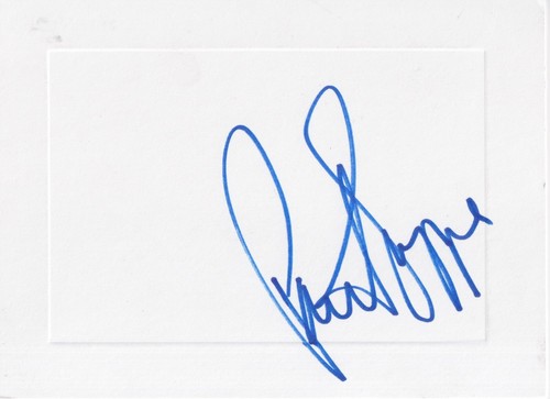 Patrick swayze signed 4x6 - signed,