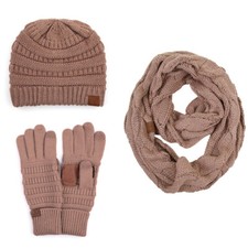 C.C Unisex 3pc Set Soft Ribbed