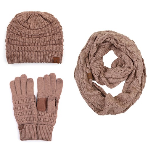 Unisex 3pc set soft ribbed - 3pc,