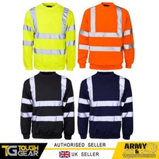 Hi Viz Crew Safety Sweatshirt