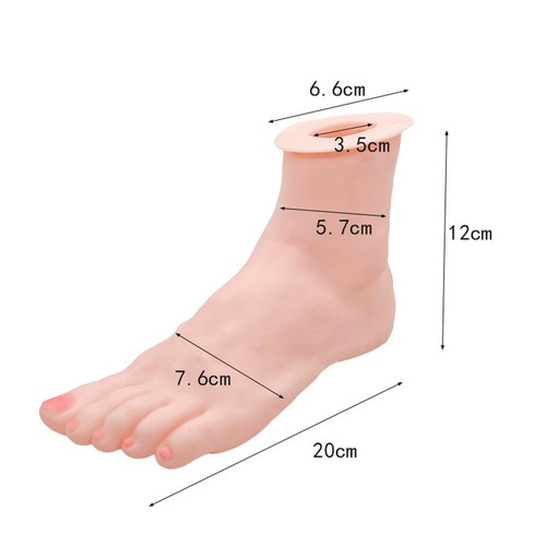 Silicone foot model - model,, female