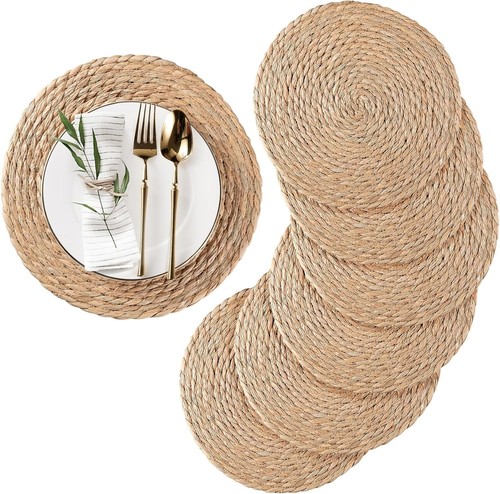 1pc round woven - round, boho